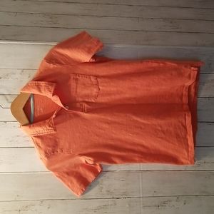 Orange boys polo